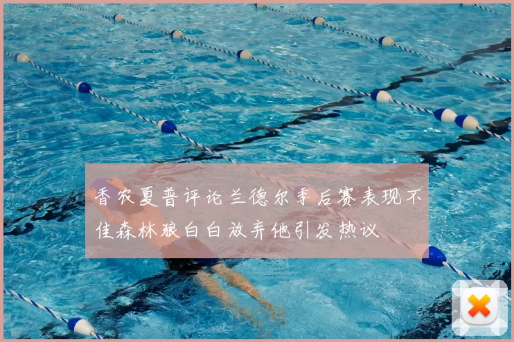 香农夏普评论兰德尔季后赛表现不佳森林狼白白放弃他引发热议