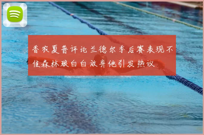 香农夏普评论兰德尔季后赛表现不佳森林狼白白放弃他引发热议