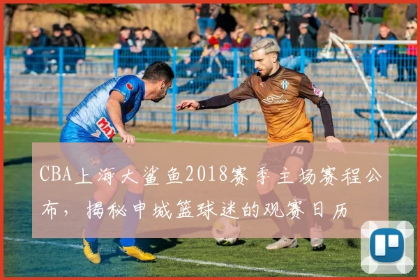 CBA上海大鲨鱼2018赛季主场赛程公布,揭秘申城篮球迷的观赛日历